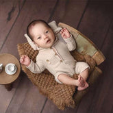 Cotton Wool Crochet Baby Blanket Newborn Photography Props-TB00775-Veeddydropshipping